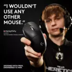 Logitech G PRO X SUPERLIGHT 2 Wireless Gaming Mouse, 60g Pro-Grade with 5 Programmable Buttons, 44k DPI Sensor, 8kHz Report Rate