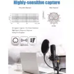 MAONO AU-A04TC Studio Table Top Microphone Kit including Pop Filter and Flight Case