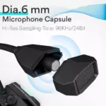 MAONO AU-GM30 USB Computer Microphone Omnidirectional Gooseneck Condenser with Mute Button, Gain Adjustment and Headphone Jack