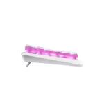MODECOM VOLCANO LANPARTY RGB Pudding Edition - Outemu Blue - Double-Shot Pudding Keycaps - Aluminium Housing - Full RGB backlighting (16.7 million colors) -Full Keys Anti Ghosting (White)