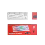 MODECOM VOLCANO LANPARTY RGB Pudding Edition - Outemu Blue - Double-Shot Pudding Keycaps - Aluminium Housing - Full RGB backlighting (16.7 million colors) -Full Keys Anti Ghosting (White)