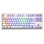 MODECOM VOLCANO LANPARTY RGB Pudding Edition - Outemu Blue - Double-Shot Pudding Keycaps - Aluminium Housing - Full RGB backlighting (16.7 million colors) -Full Keys Anti Ghosting (White)