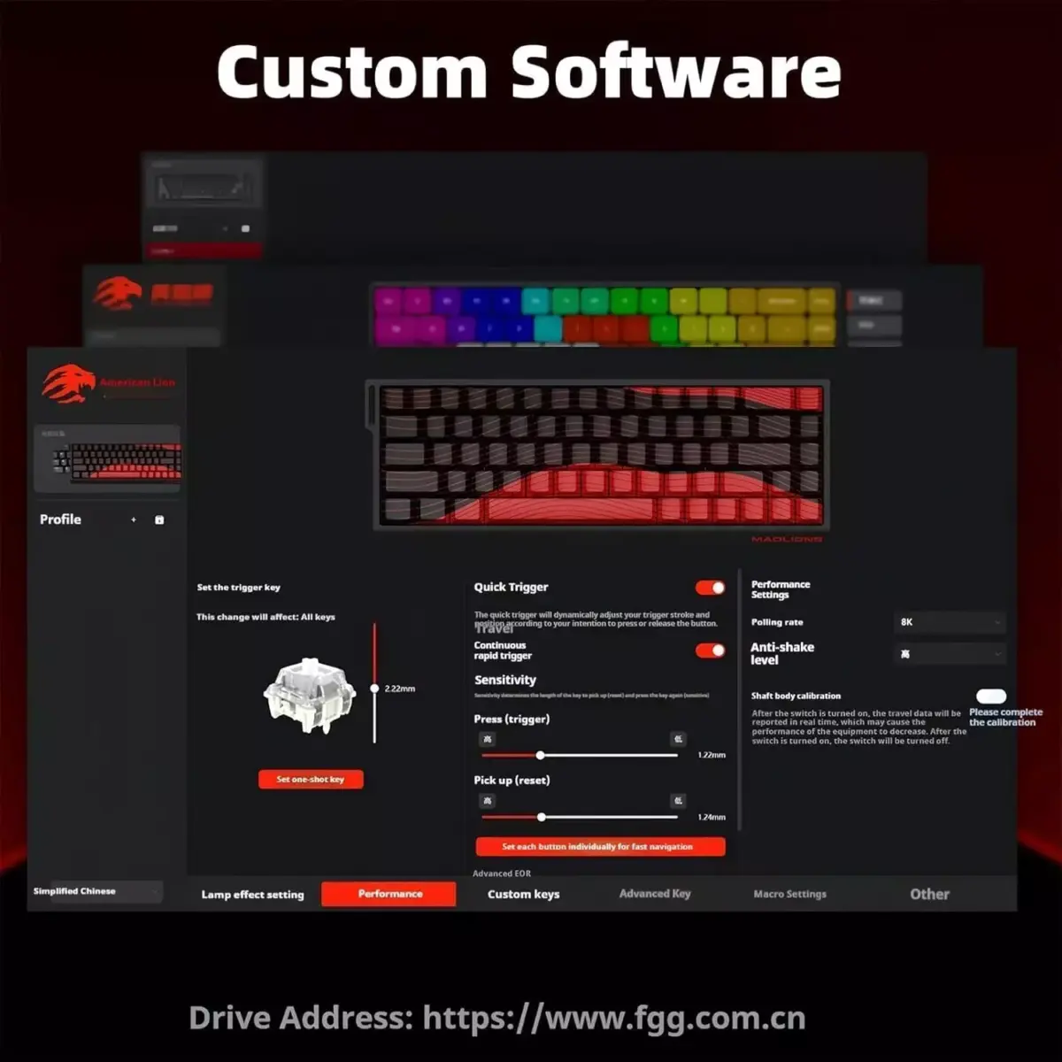 Madlions MAD 60 HE Flagship Gaming Mechanical Keyboard - Amber pro Magnetic Hall Effect Switch - 8000 Hz Polling Rate - Scan Rate 128K - Latency 0.1ms - Rapid Trigger Mode (Black)