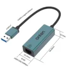 ONTEN 5220 USB HUB to Gigabit Ethernet Adapter