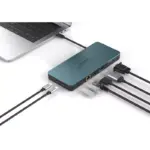 ONTEN 9188s USB-C Docking Station 9-in-1, VGA 1080P@60Hz, Displayport 4K, HDMI 4K, 3.5MM Jack, RJ45 1000M, USB 3.0 X2, USB-C Data, USB-C PD 3.0 @100W