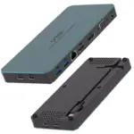 ONTEN 9188s USB-C Docking Station 9-in-1, VGA 1080P@60Hz, Displayport 4K, HDMI 4K, 3.5MM Jack, RJ45 1000M, USB 3.0 X2, USB-C Data, USB-C PD 3.0 @100W
