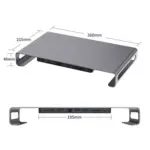 ONTEN OTN-95107 9-in-1 Multifunctional Laptop Docking Station USB-C to HDMI Adapter 4K Expansion Hub For Notebook