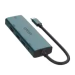 ONTEN UC126 USB C HUB 5-in-1, 2X USB 2.0, 2X HDMI 4K, USB-C Port PD 3.0