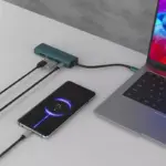 ONTEN UC126 USB C HUB 5-in-1, 2X USB 2.0, 2X HDMI 4K, USB-C Port PD 3.0
