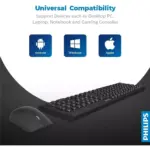 Philips C323 Wireless Keyboard Mouse Combo