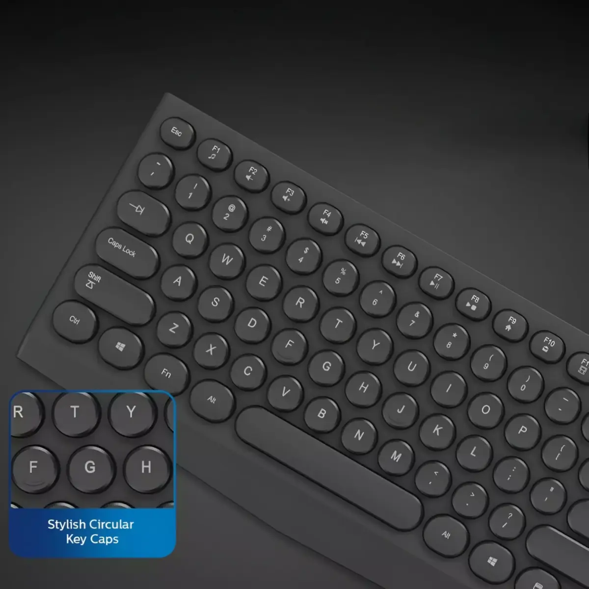 Philips C323 Wireless Keyboard Mouse Combo