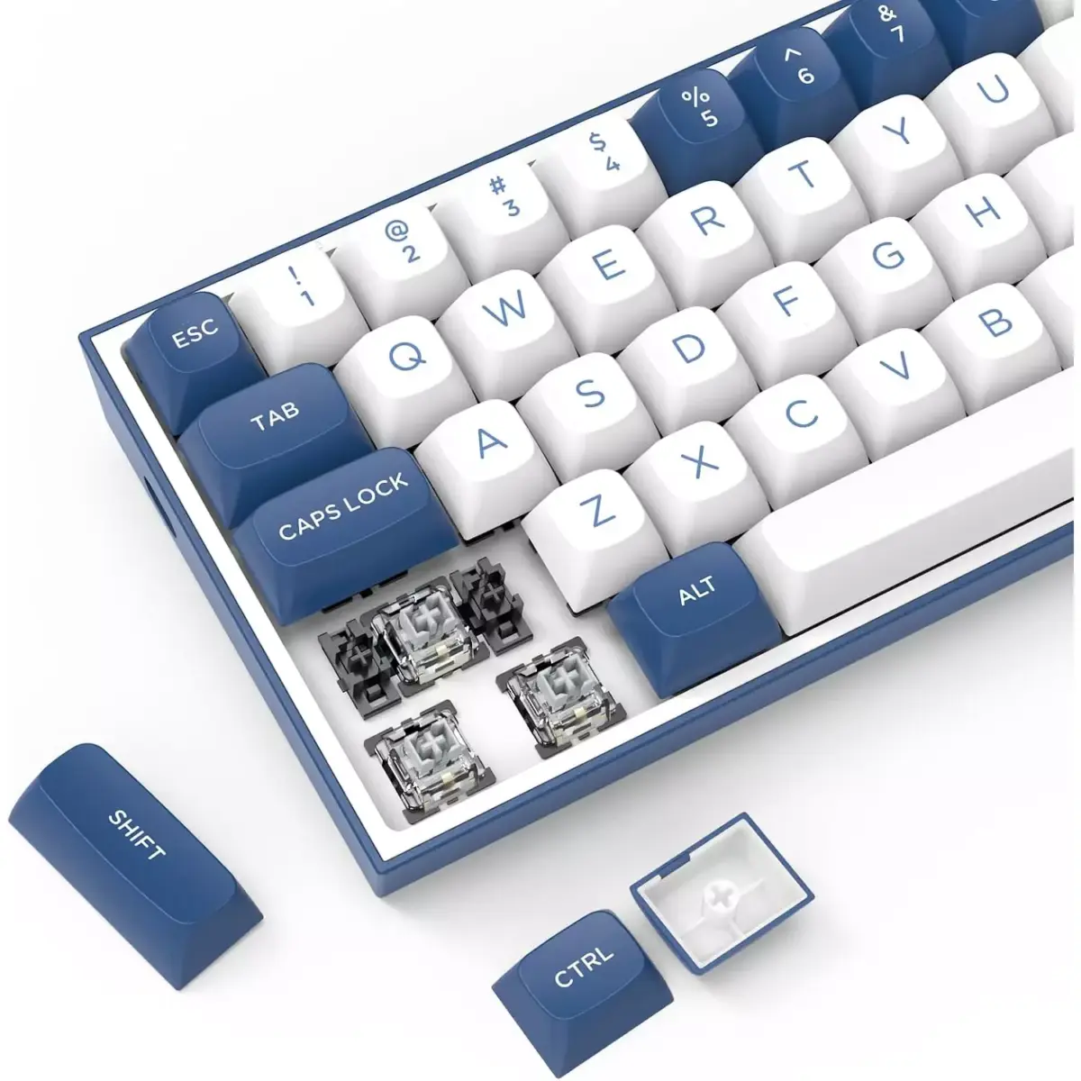 Redragon K717 ALCOR PRO Custom QMKVIA Wireless, Bleutooth, Wired Gaming Keyboard & 3-Layer Noise Dampening, Custom Linear Switch