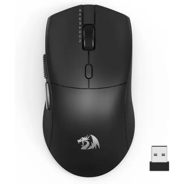 Redragon M815-STD 3-Mode Wireless,Bluetooth, Optical Sensor 12,000 DPI Lightweight 54G , Full Programmable Buttons, Software Supports