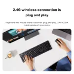 UGREEN MK007 Wireless 2.4Ghz Combo low-profile, silent keys