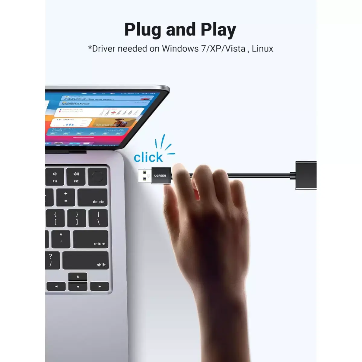 UGREEN USB to Ethernet Adapter, 1000Mbps Plug and Play Ethernet Adapter with USB 3.0