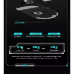 VXE Dragonfly R1 Pro Max Wireless, Wired - Optical Sensor 26,000 DPI PAW3395 - Chip Nordic 52840 - Battery Life 150 Hour - 54 Grams ( White)