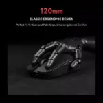 VXE MAD R Major + Wireless, Wired - Optical Sensor 26,000 DPI PAW3390 - Chip Nordic nRF52840 - 8K Polling rate - 42 Grams (Black)