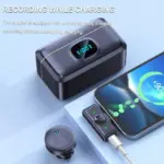 Wireless Microphone (2 TX + 1 RX + Charging Case), Wireless Lapel Mic with 48KHz16Bit, Noise Cancellation, 200ft Range, 40H Battery for TikTok, YouTube, Vlogging, Video Recording, Streaming