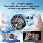 F27 RGB Semiconductor Mobile Phone Cooler Radiator with Magnetic (1)