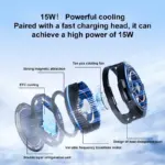 F27 RGB Semiconductor Mobile Phone Cooler Radiator with Magnetic (1)