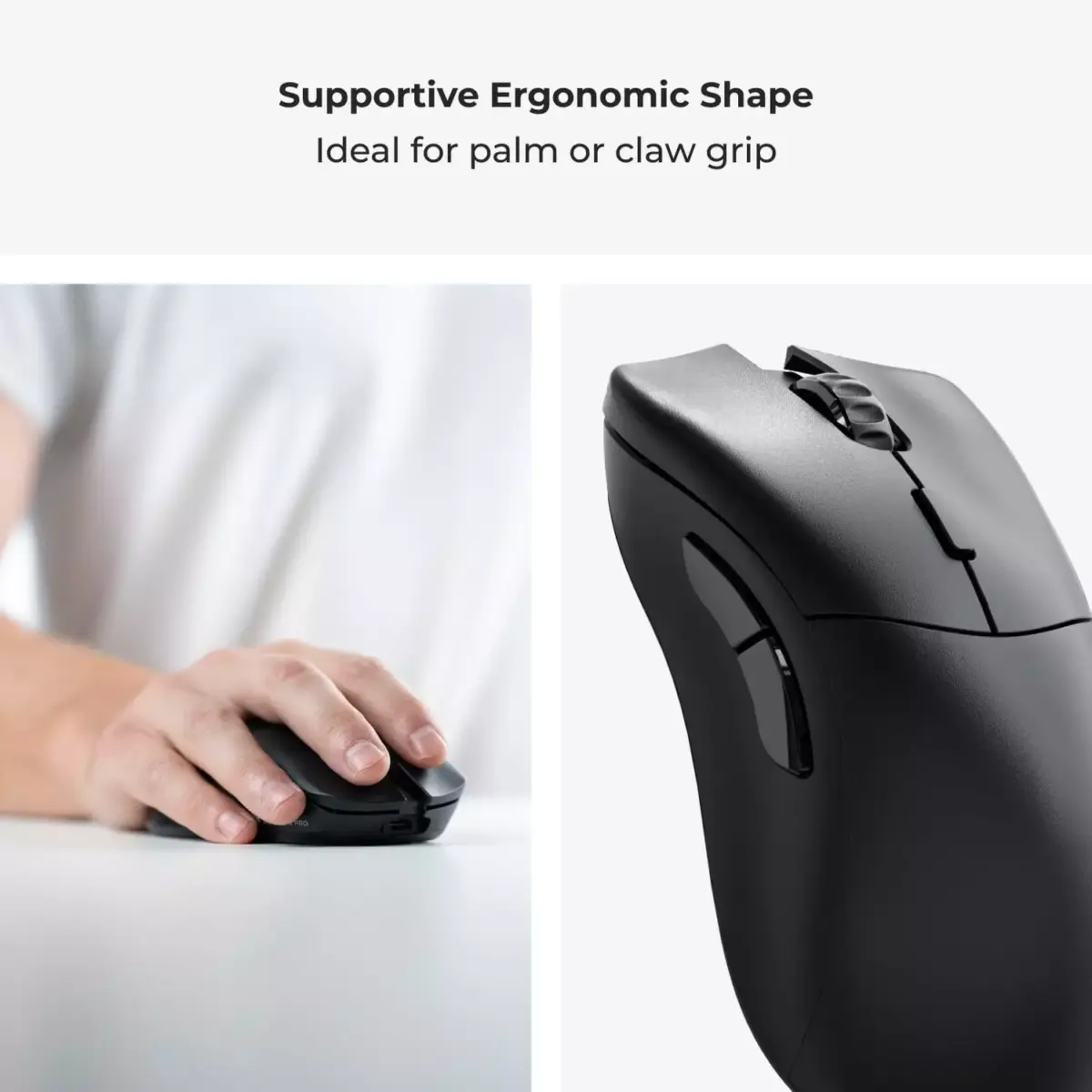 Glorious Gaming Model D 2 PRO 4K8K Polling Wireless Gaming Mouse - 100M clicks, 62g Superlight - 26K DPI BAMF 2.0 Sensor