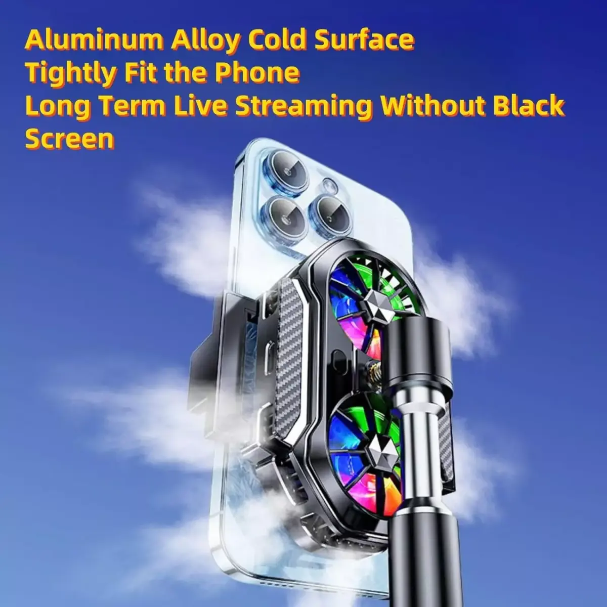 Guqile FS06 Phone Cooler Dual Cooling Fan
