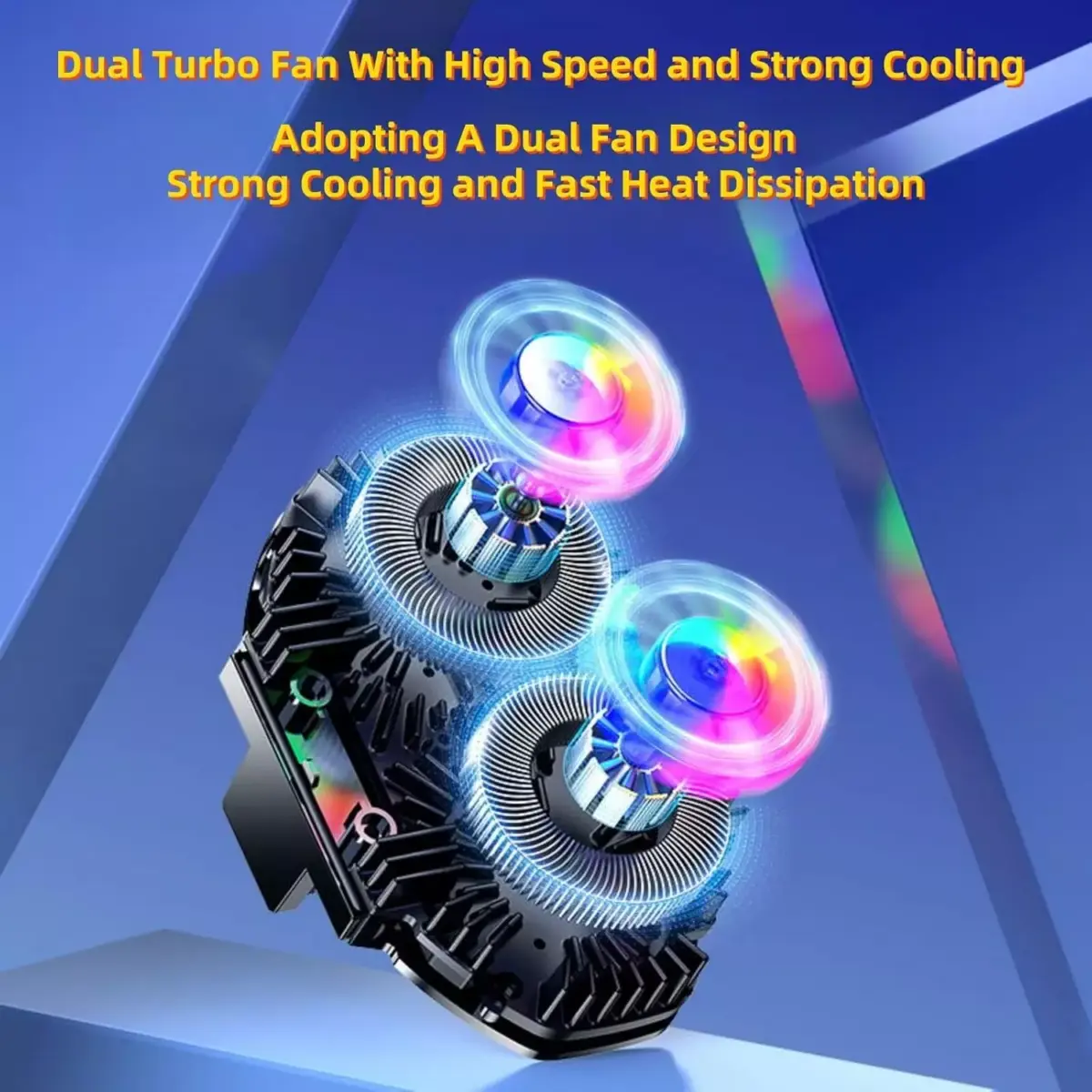 Guqile FS06 Phone Cooler Dual Cooling Fan