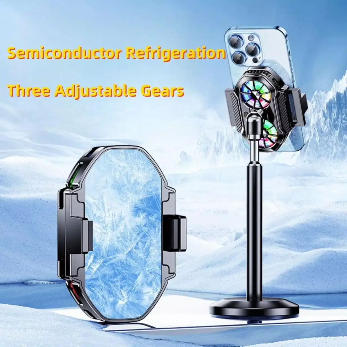 Guqile FS06 Phone Cooler Dual Cooling Fan