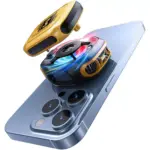 MEMO CX12 Mobile Phone Cooler, Magnetic Semiconductor Ice Cooling Radiator With AI Digital Display 2000mAh Battery, RGB Lighting