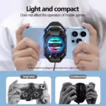 MEMO DL20 AI 27W Phone Cooling Fan with RGB LED Semiconductor Heatsink