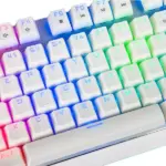 MODECOM VOLCANO LANPARTY RGB - Outemu Brown - Double-Shot Keycaps - Aluminium Housing - Full RGB backlighting (16.7 million colors) -Full Keys Anti Ghosting (White)