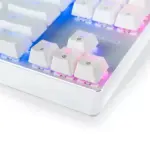 MODECOM VOLCANO LANPARTY RGB - Outemu Brown - Double-Shot Keycaps - Aluminium Housing - Full RGB backlighting (16.7 million colors) -Full Keys Anti Ghosting (White)