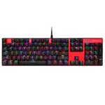 MOTOSPEED CK104 RGB Gaming Mechanical Keyboard - Brown Switches (Red)