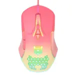 ONIKUMA CW902 Gaming Mouse - 6,400 DPI Programmable with software (Peach Gradient)