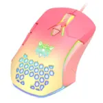 ONIKUMA CW902 Gaming Mouse - 6,400 DPI Programmable with software (Peach Gradient)