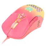 ONIKUMA CW902 Gaming Mouse - 6,400 DPI Programmable with software (Peach Gradient)
