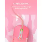ONIKUMA CW902 Gaming Mouse - 6,400 DPI Programmable with software (Peach Gradient)