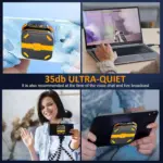 P70 Magnetic Phone Cooler, 2000mAh Cordless Semiconductor Cooling Chip for iPhone/Android