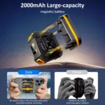 P70 Magnetic Phone Cooler, 2000mAh Cordless Semiconductor Cooling Chip for iPhone/Android