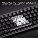Redragon K709 NOVA 65% Wired Gasket RGB Gaming Mechanical Keyboard, Quiet Custom Linear Switch
