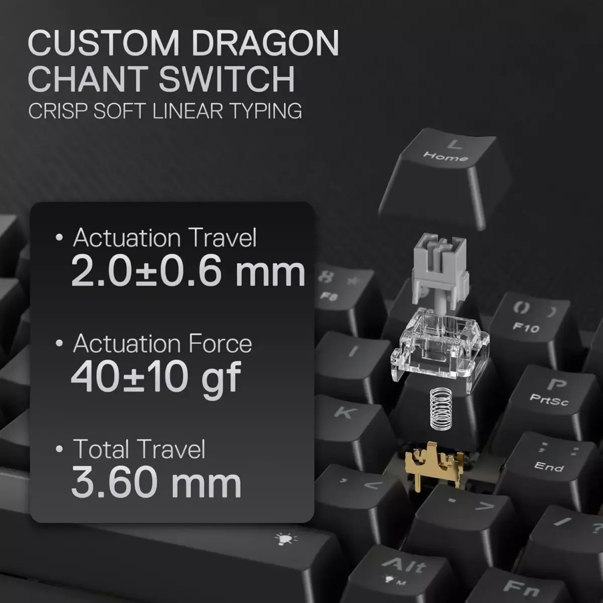 Redragon K709 NOVA 65% Wired Gasket RGB Gaming Mechanical Keyboard, Quiet Custom Linear Switch