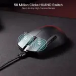 Redragon M996 8K Polling Rate Gaming Mouse, UltraLight 42G Optical Sensor PAW3395 26,000 DPI