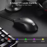 Redragon M996 8K Polling Rate Gaming Mouse, UltraLight 42G Optical Sensor PAW3395 26,000 DPI