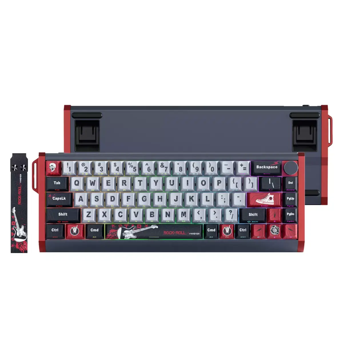 SKYLOONG GK68 HE Pro CNC Aluminum RGB Gaming Magnetic Keyboard - Magnetic Switch Hall Effect Hot Swappable - 8000 Hz Polling - Rate Rapid Trigger 0.01mm (Rock)