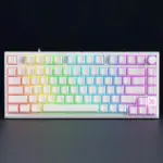 SKYLOONG GK75 HE RGB Gaming Magnetic Keyboard - Magnetic Switch Hall Effect Hot Swappable - 8000 Hz Polling - Rate Rapid Trigger 0.01mm (White)