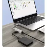 USB A to 3-Port + RJ45 Adapter
