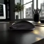 AIGO GM80 Plus 3 Mode Wireless, Bluetooth & Wired Gaming Mouse - 12,000 DPI Optical Sensor PAW3311 - Lightweight 52G - Polling Rate 1000 Hz (Black)
