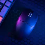 AIGO GM80 Plus 3 Mode Wireless, Bluetooth & Wired Gaming Mouse - 12,000 DPI Optical Sensor PAW3311 - Lightweight 52G - Polling Rate 1000 Hz (Black)