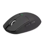 AIGO GM80 Plus 3 Mode Wireless, Bluetooth & Wired Gaming Mouse - 12,000 DPI Optical Sensor PAW3311 - Lightweight 52G - Polling Rate 1000 Hz (Black)