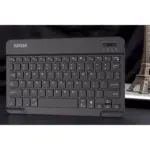 Arteck Universal Bluetooth Keyboard Backlit Ultra Light Slim Portable Built in Rechargeable 6-Month Battery (English & Arabic)